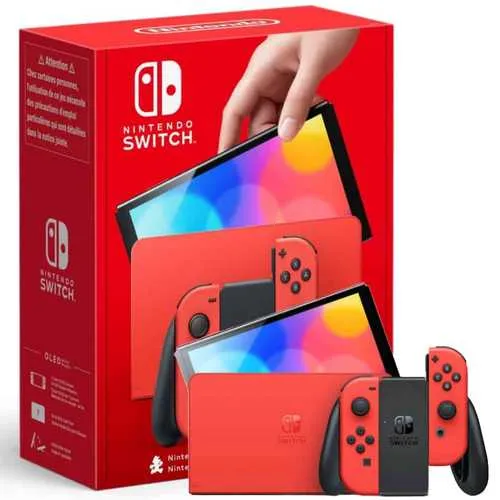 NINTENDO SWITCH OLED Mario Red Edition נינטנדו