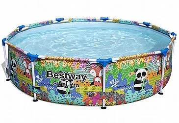 קוטר 274 עומק 66 דגם 5612 BESTWAY בריכת עמודים עגולה