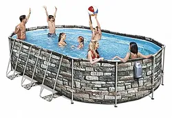 בריכת BESTWAY אולטרה 122*366*610 +מערכת עיסוי מובנת